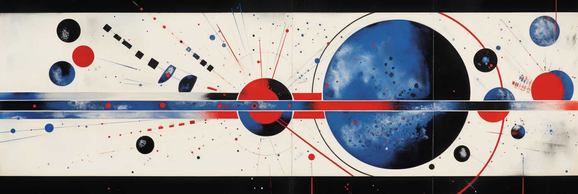 Cosmic beauty technological optimism Rodchenko style