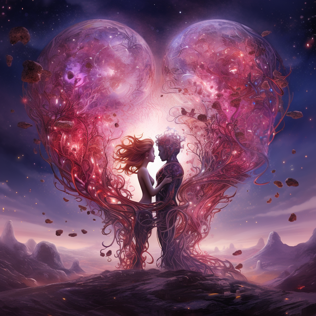 Cosmic Romance Love and Magic Scene