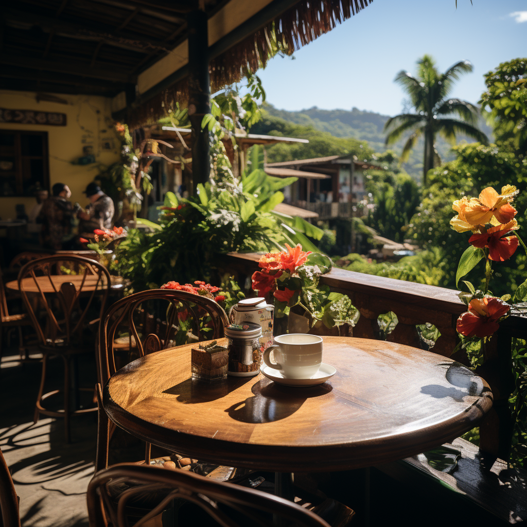 Delicious Costa Rican Coffee Beverage