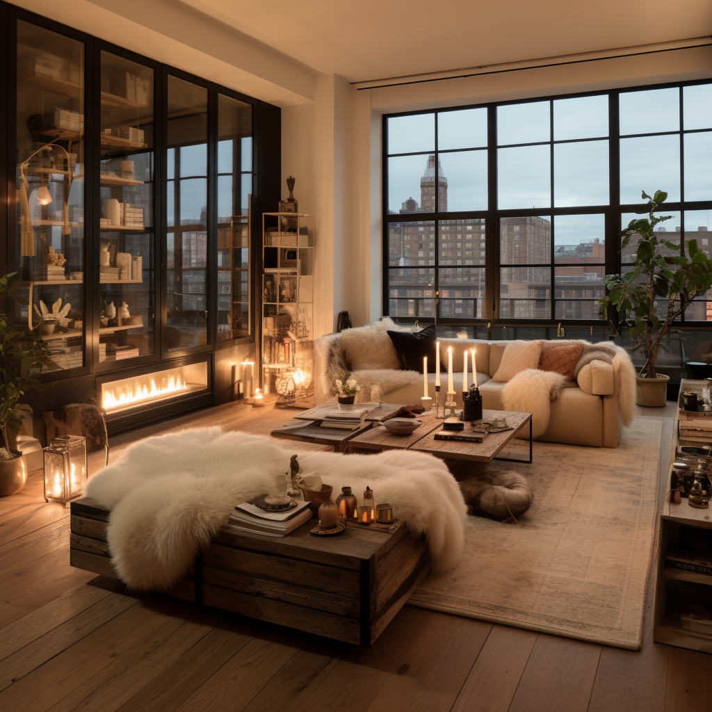 Cosy Japandi Style New York Loft