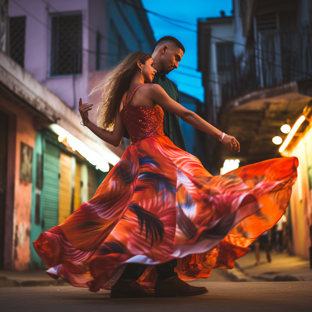 Couple Dancing Reggaeton Pegaito