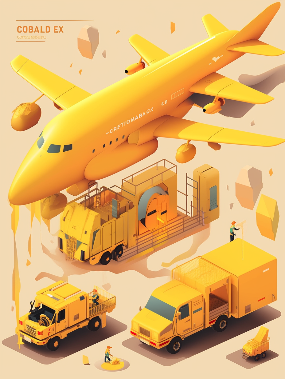 Courier Aircraft Cargo Poster