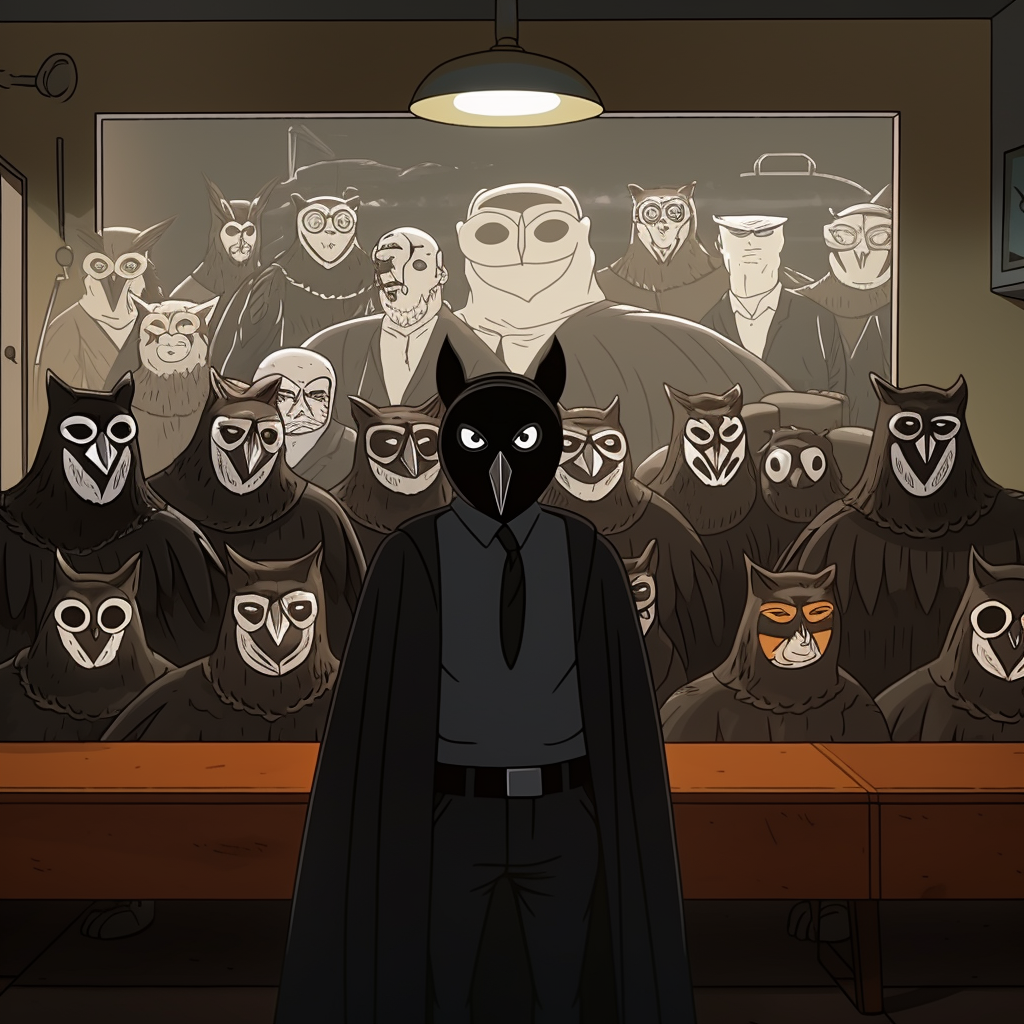 Court of Owls in Cartoon Screencap