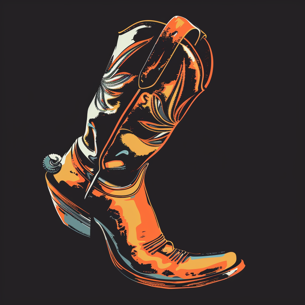 Twisted Cowboy Boot Spur Logo