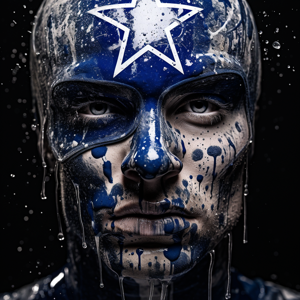 Dallas Cowboys vs Philadelphia Eagles Football Artwork