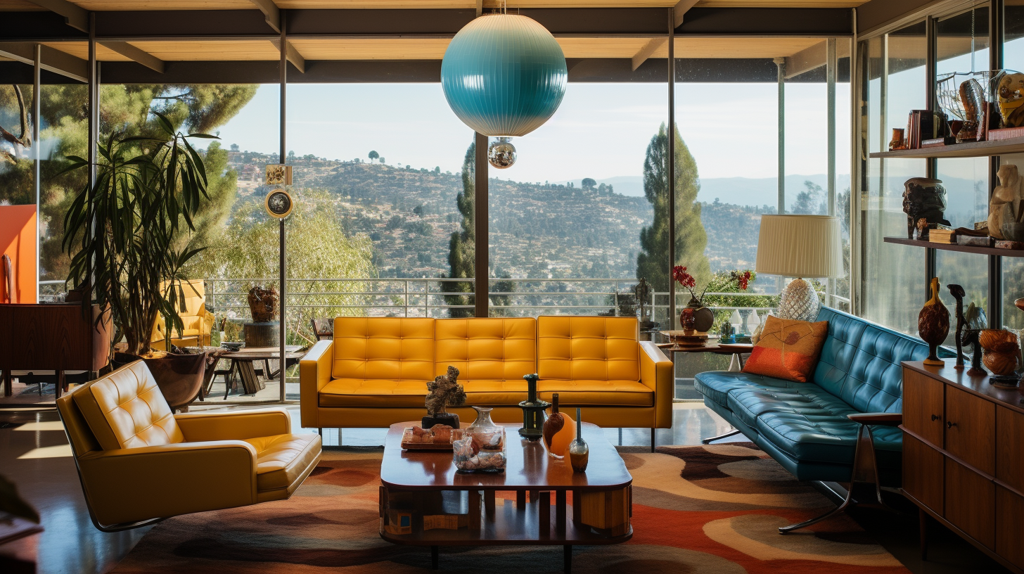 Cozy California Midcentury House with Sunset Strip View