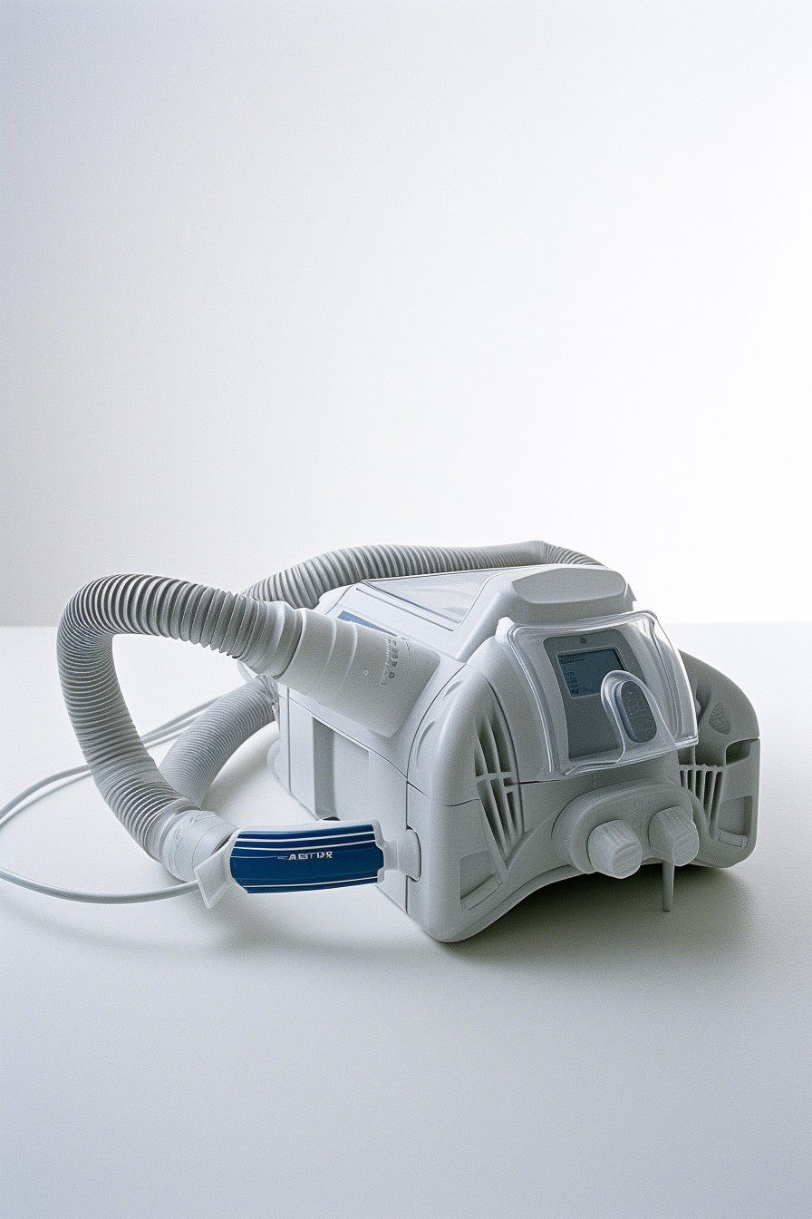 CPAP machine white background