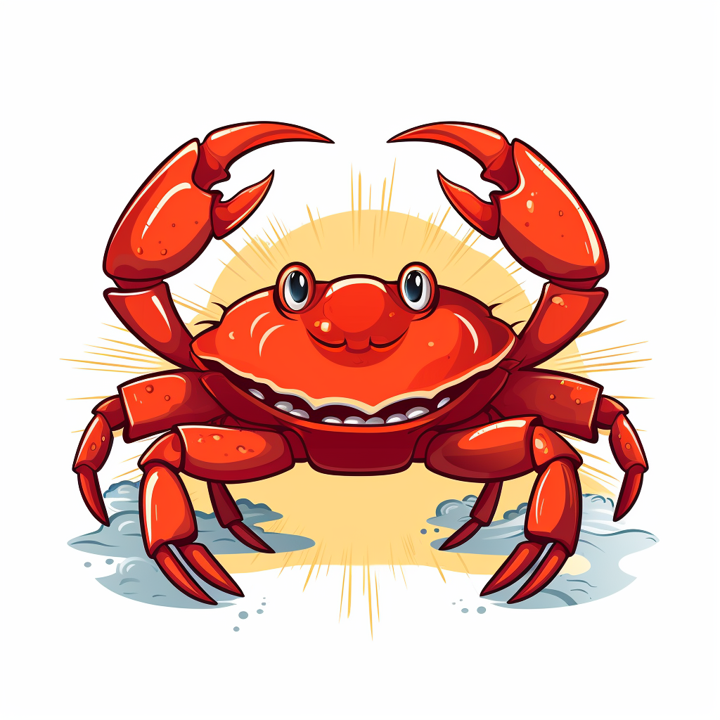 Crab Feed Logo Vector