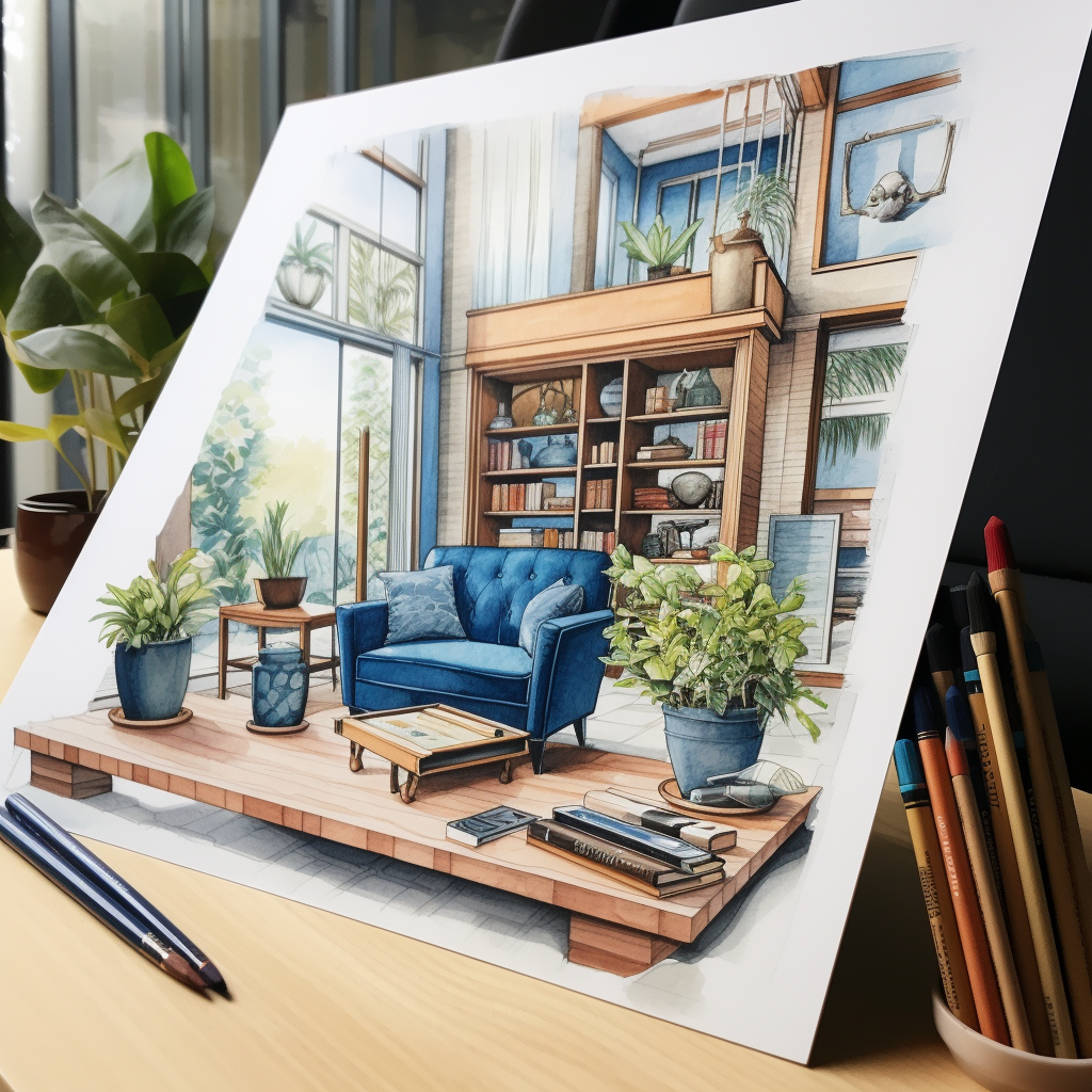 Crafts Travel Interior Design Illustration