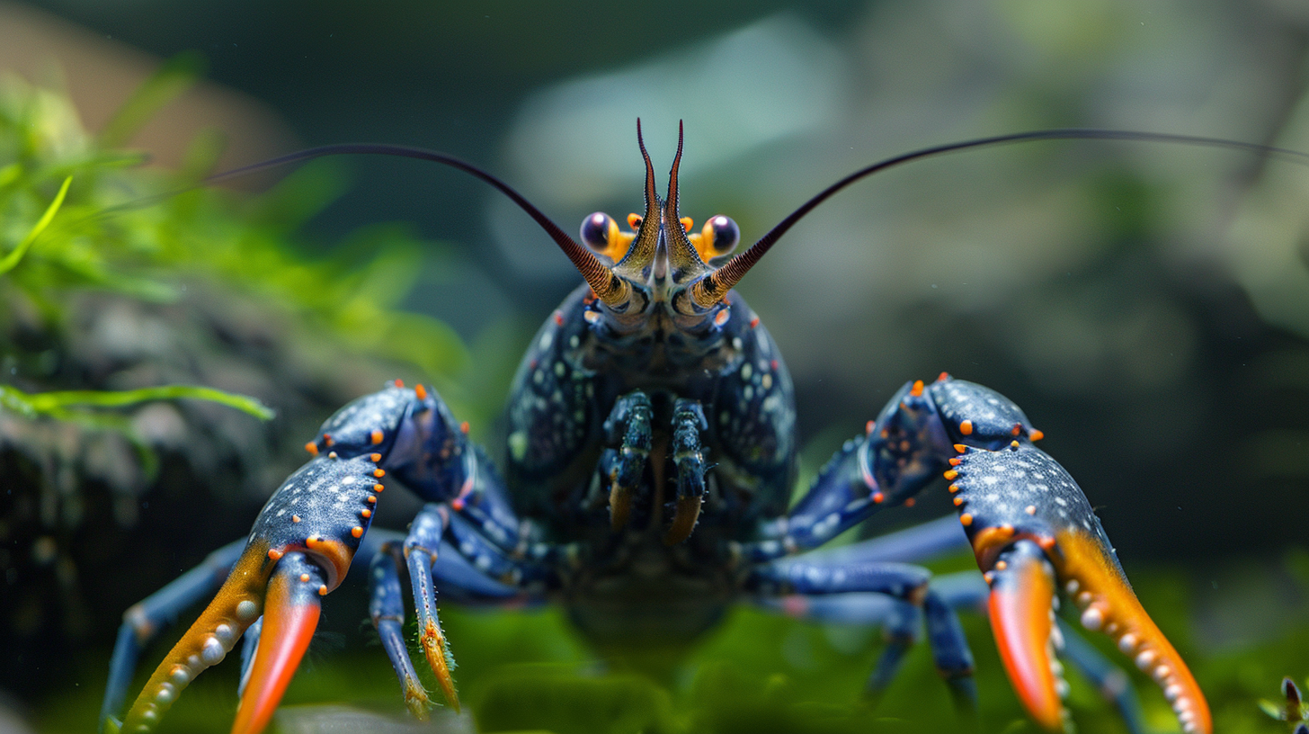 Austropotamobius Pallipes Crayfish Macro