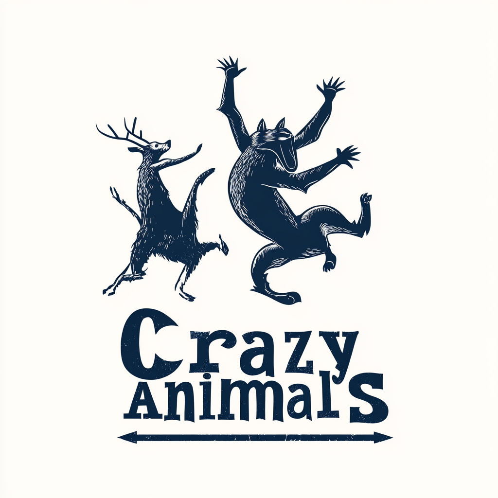 Crazy Animals Americana Rock band logo