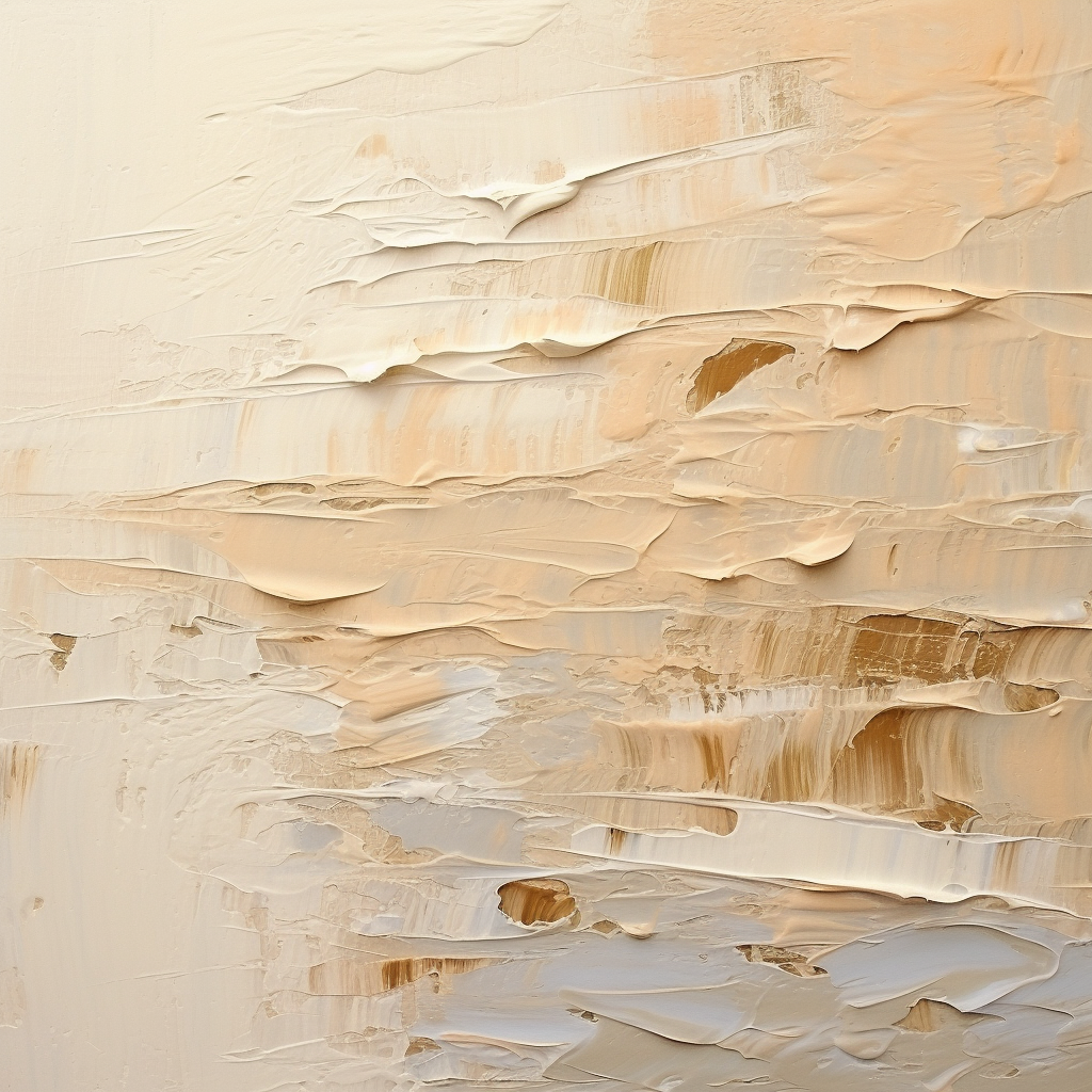 Cream and Beige Textured Artwork