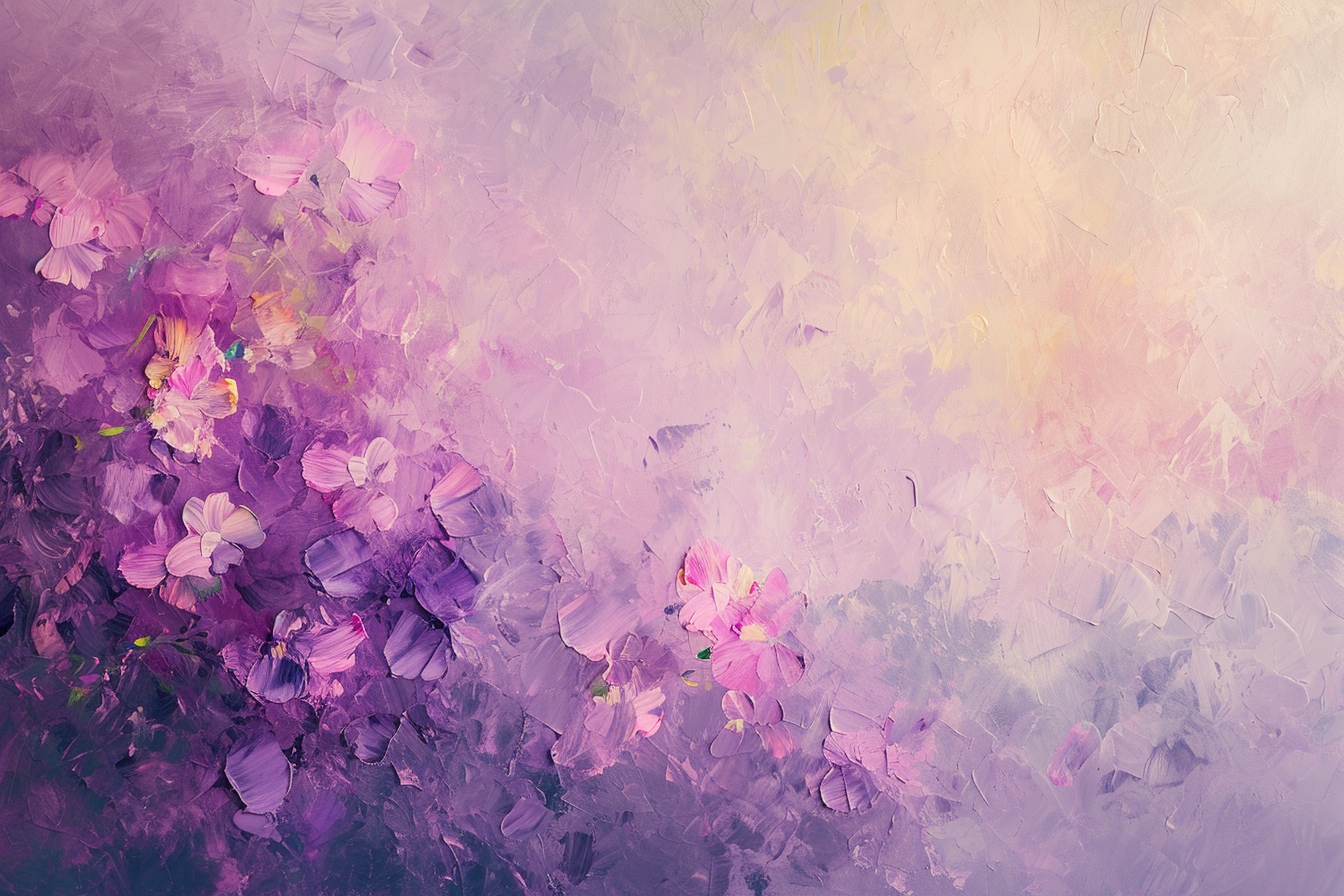 Creamy Textured Background Pink Lavender Flowers