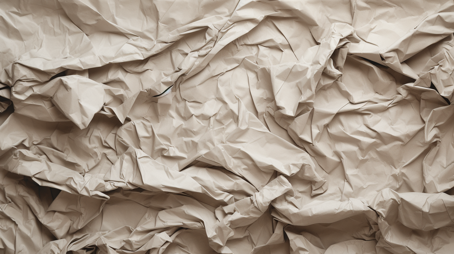 Realistic creased paper texture