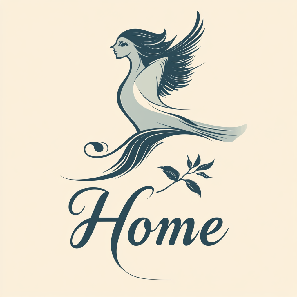 Feminine home logo design inspiration