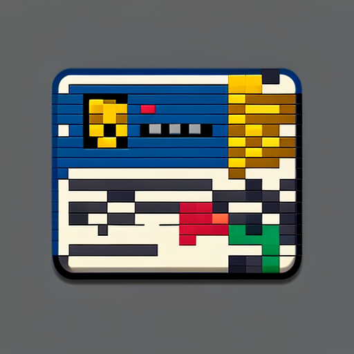 credit card icon pixel art