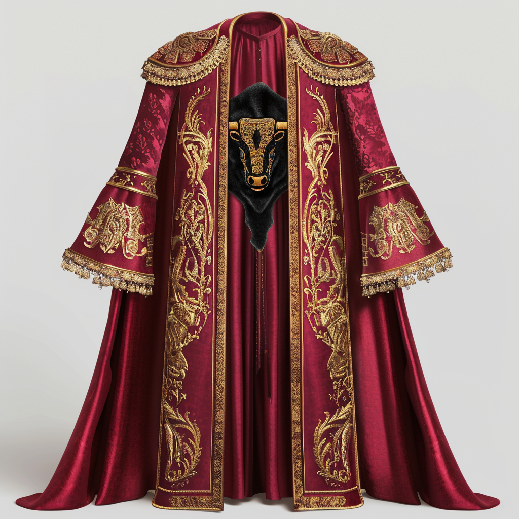 Ornate Matador Muleta Bull Cape