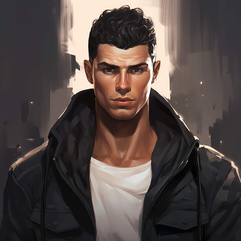 Cristiano Ronaldo anime character image