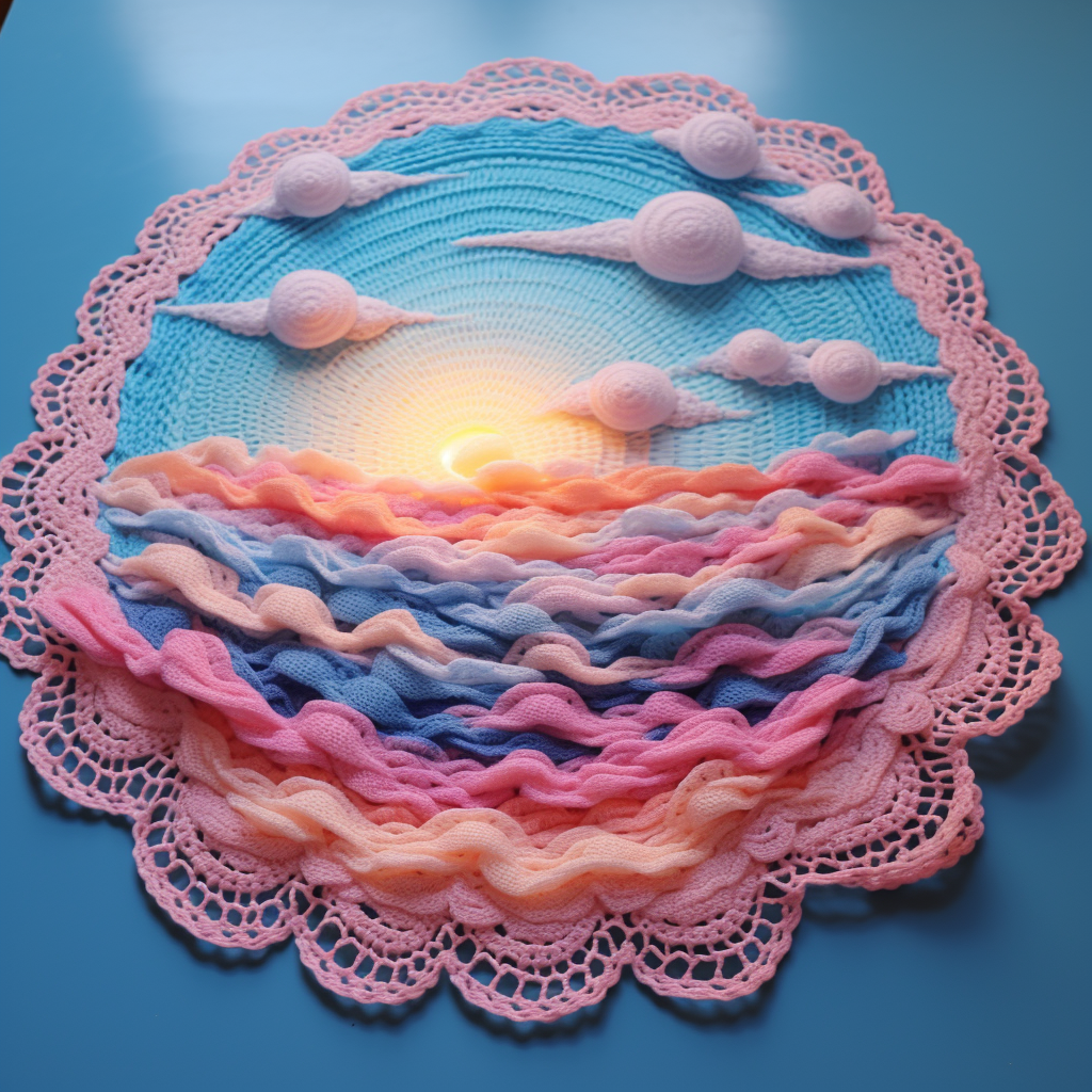 Crochet sky photo collection