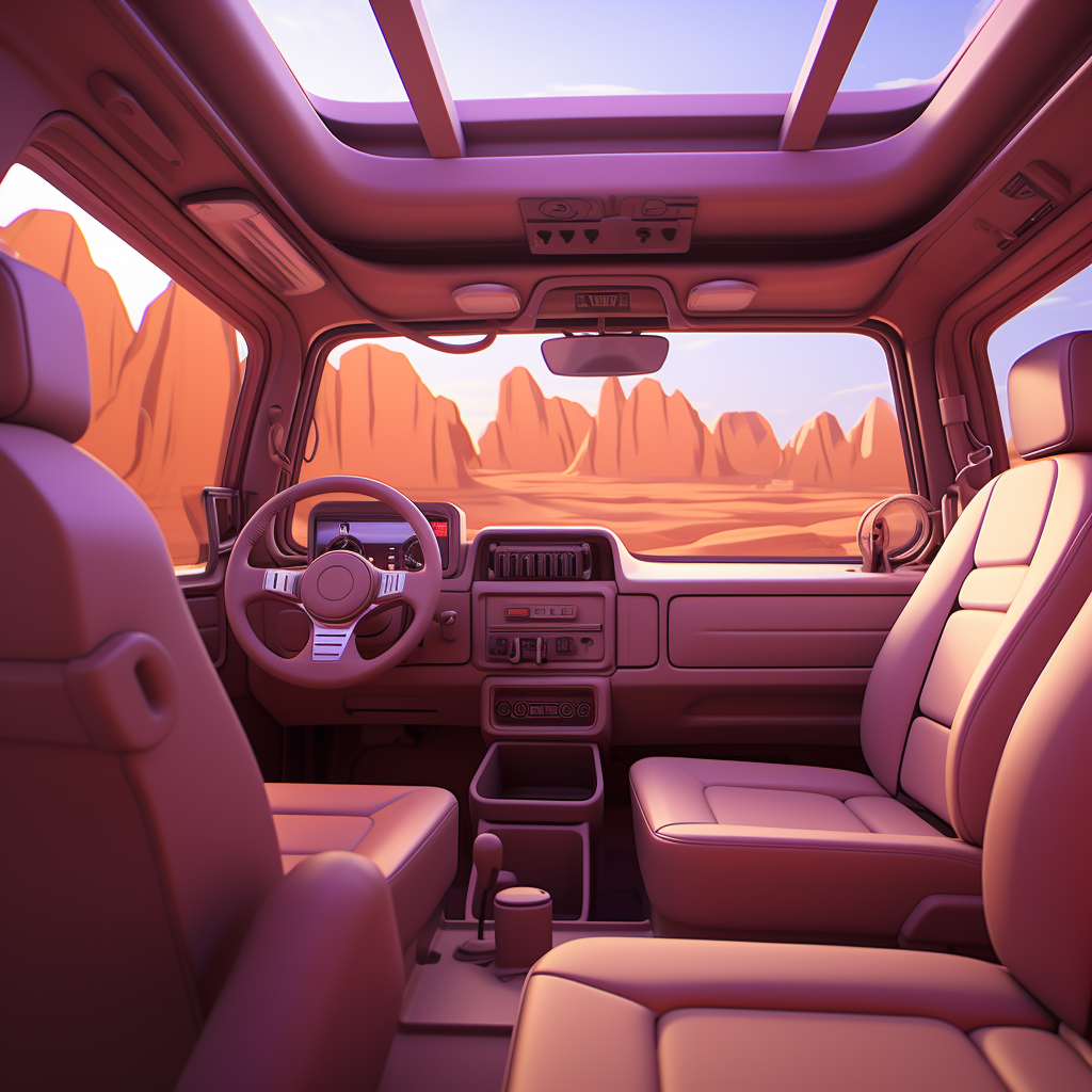 Sleek Crossover Vehicle Interior Design