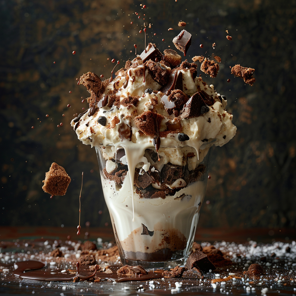 Yummy Crushed Pudding Dessert Image