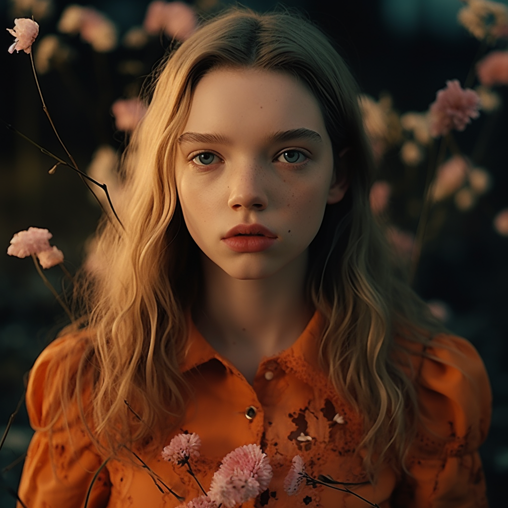 Anya Taylor-Joy crying with emotion