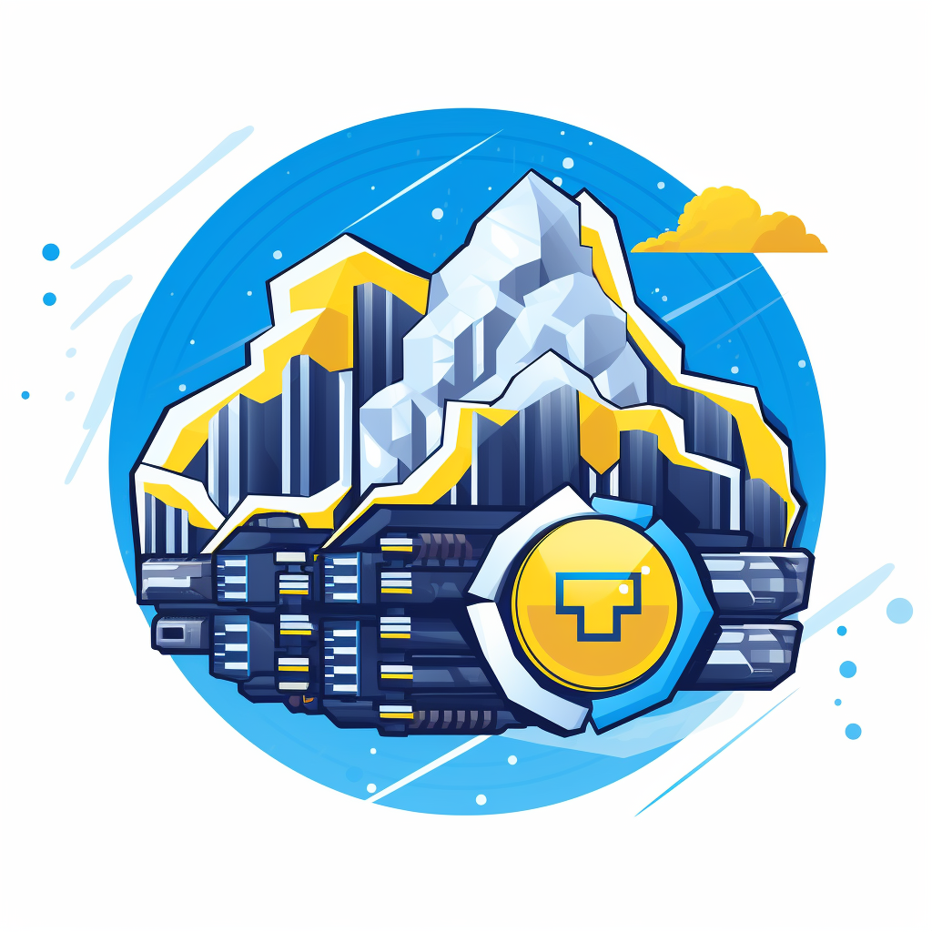 Cryptocurrency Mining Data Center Logo