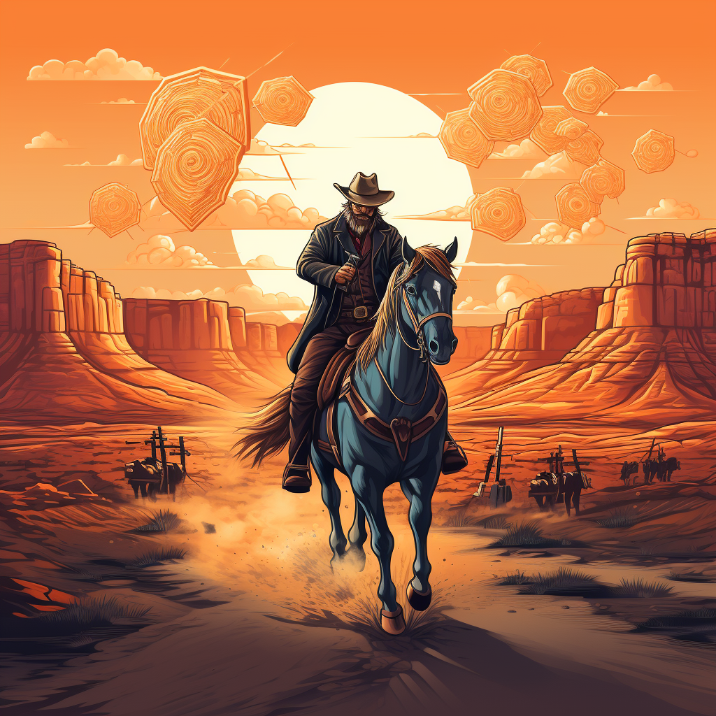 Crypto Currency Wild West Photo