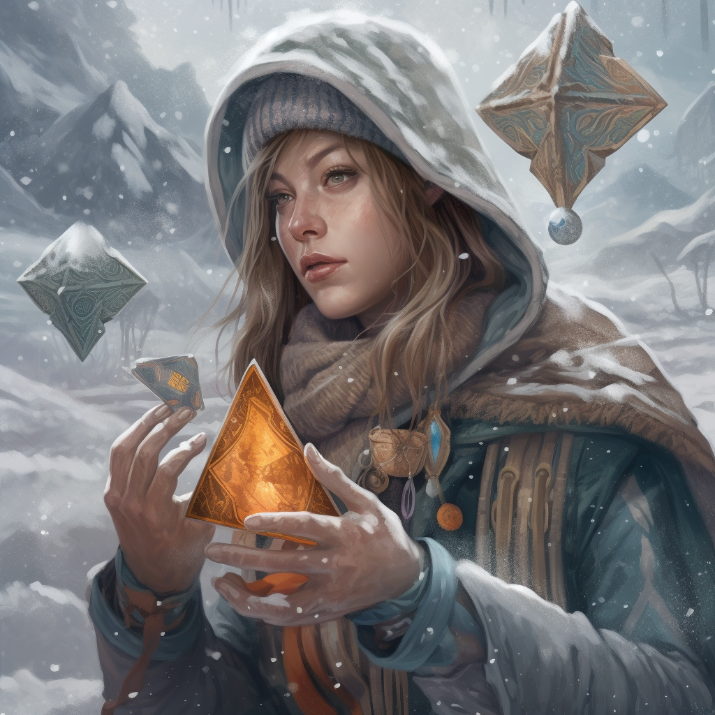 Crypto Winter Magic Gathering Art