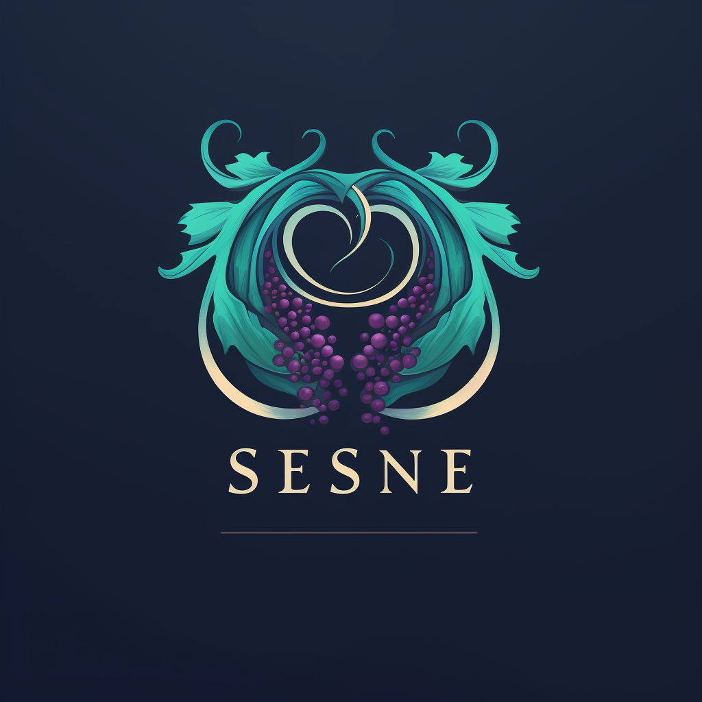 Csenge wine logo design