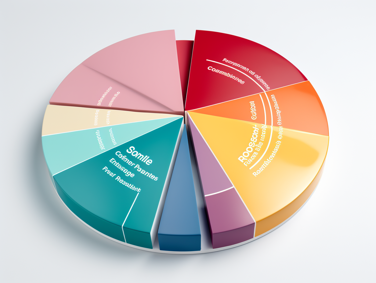 Three-dimensional CSR pie chart