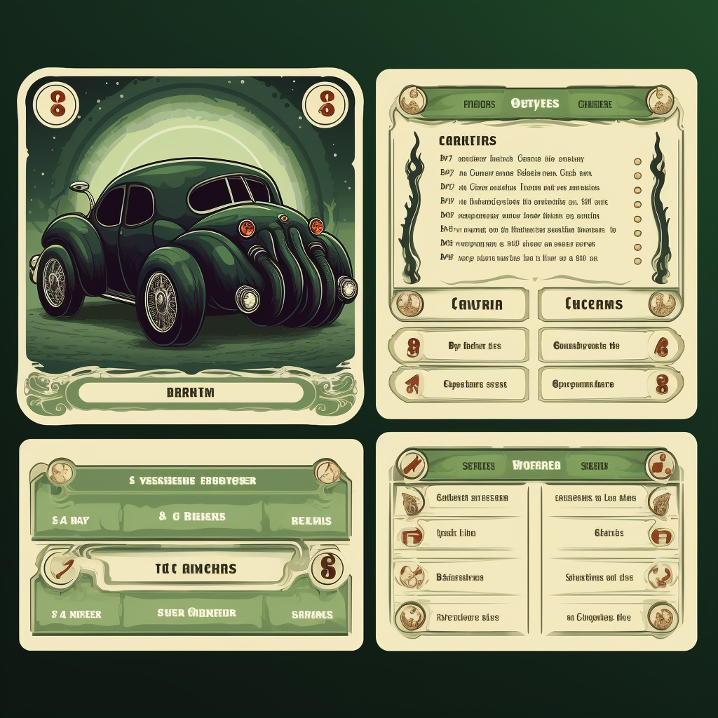 Image of Cthulhu Card Game Template