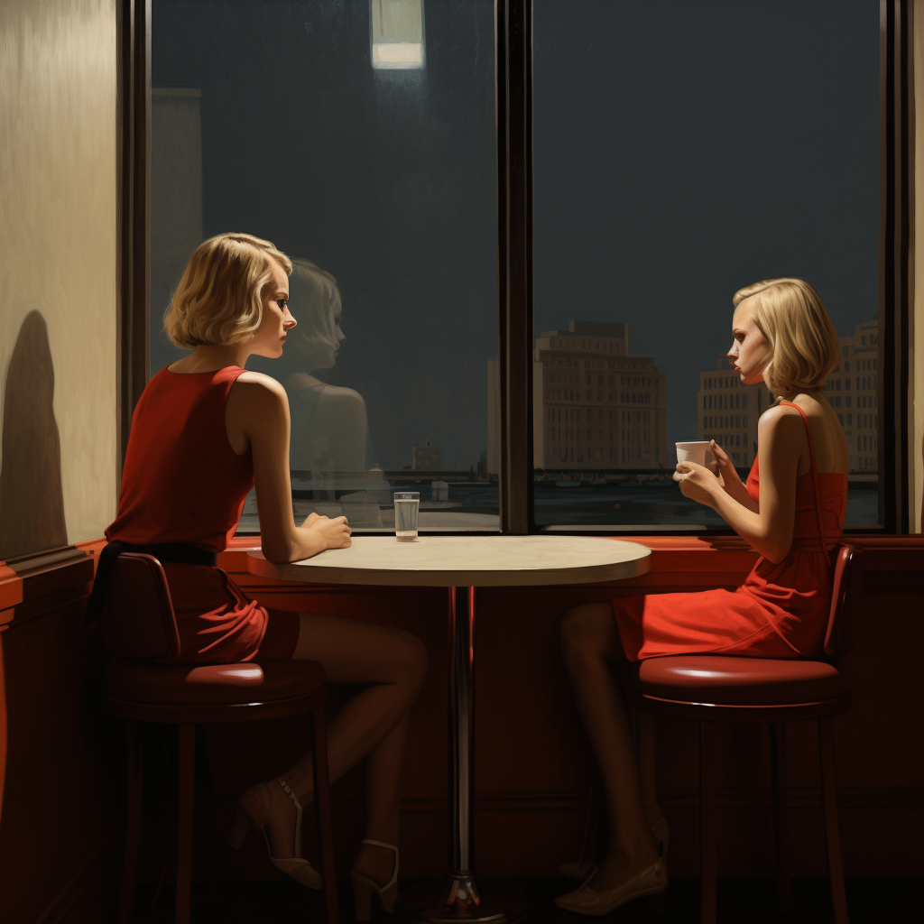 Artificial intelligence's cultural impact in Edward Hopper style