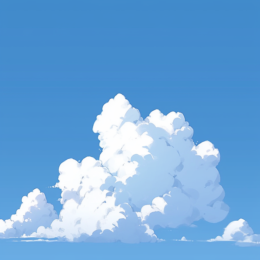 Cumulus sky 2d animation background