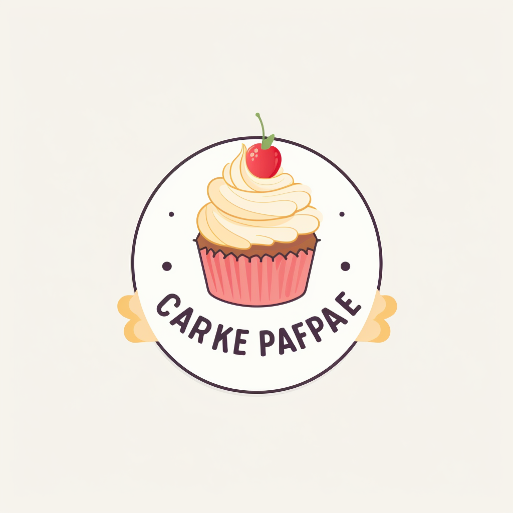 Cupcake logo for cake shop