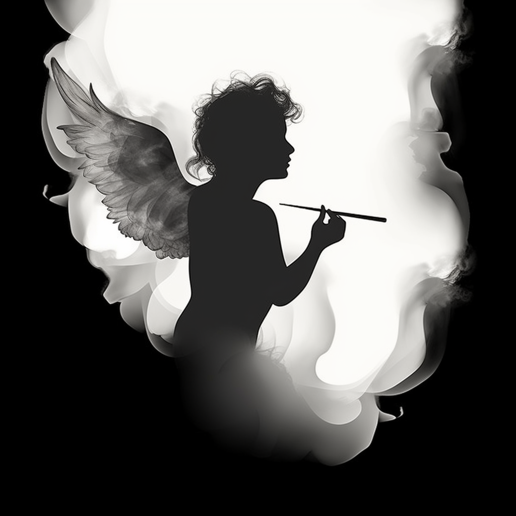 Cupido smokey silhouette photo