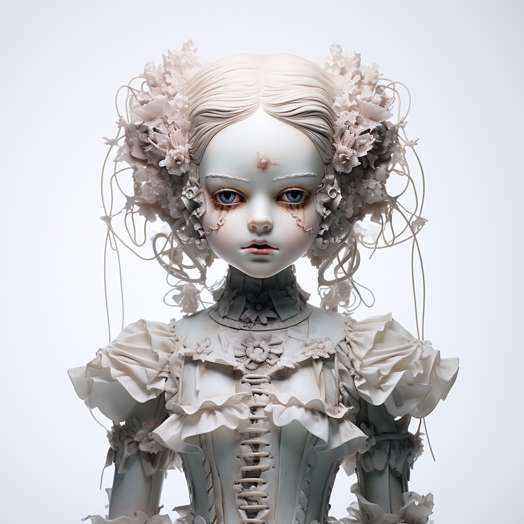 Product Photography of Cursed Porcelain Doll