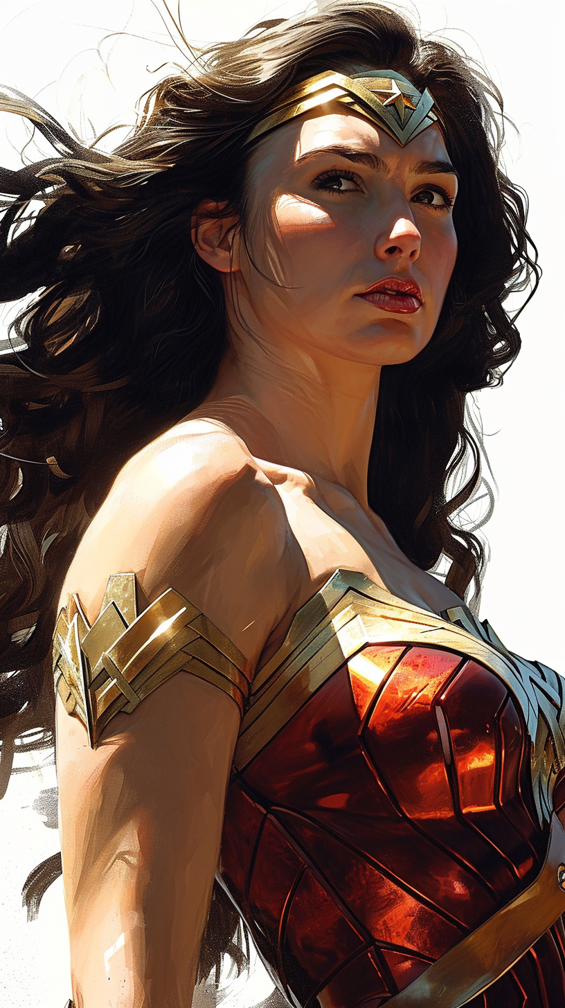 Curvaceous Wonder Woman in Stunning Art