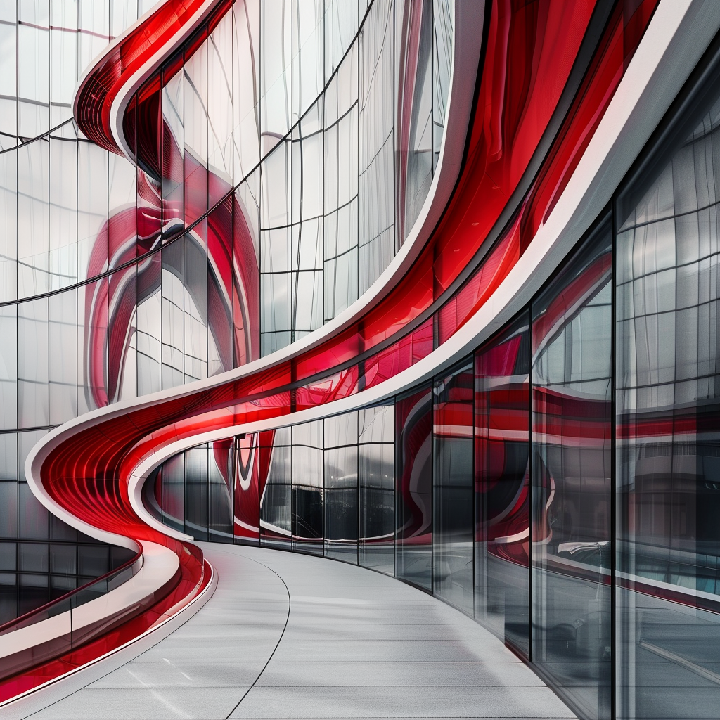 Curved Glass Building Tango 6