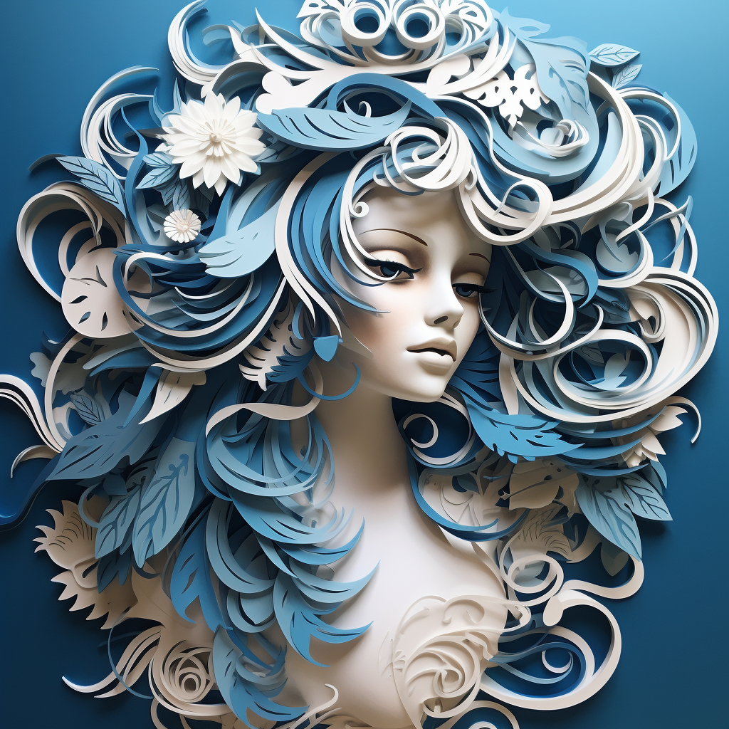 Stunning beauty in cut paper art