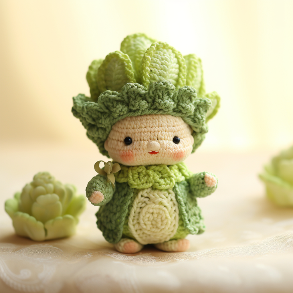 Baby cabbage and broccoli