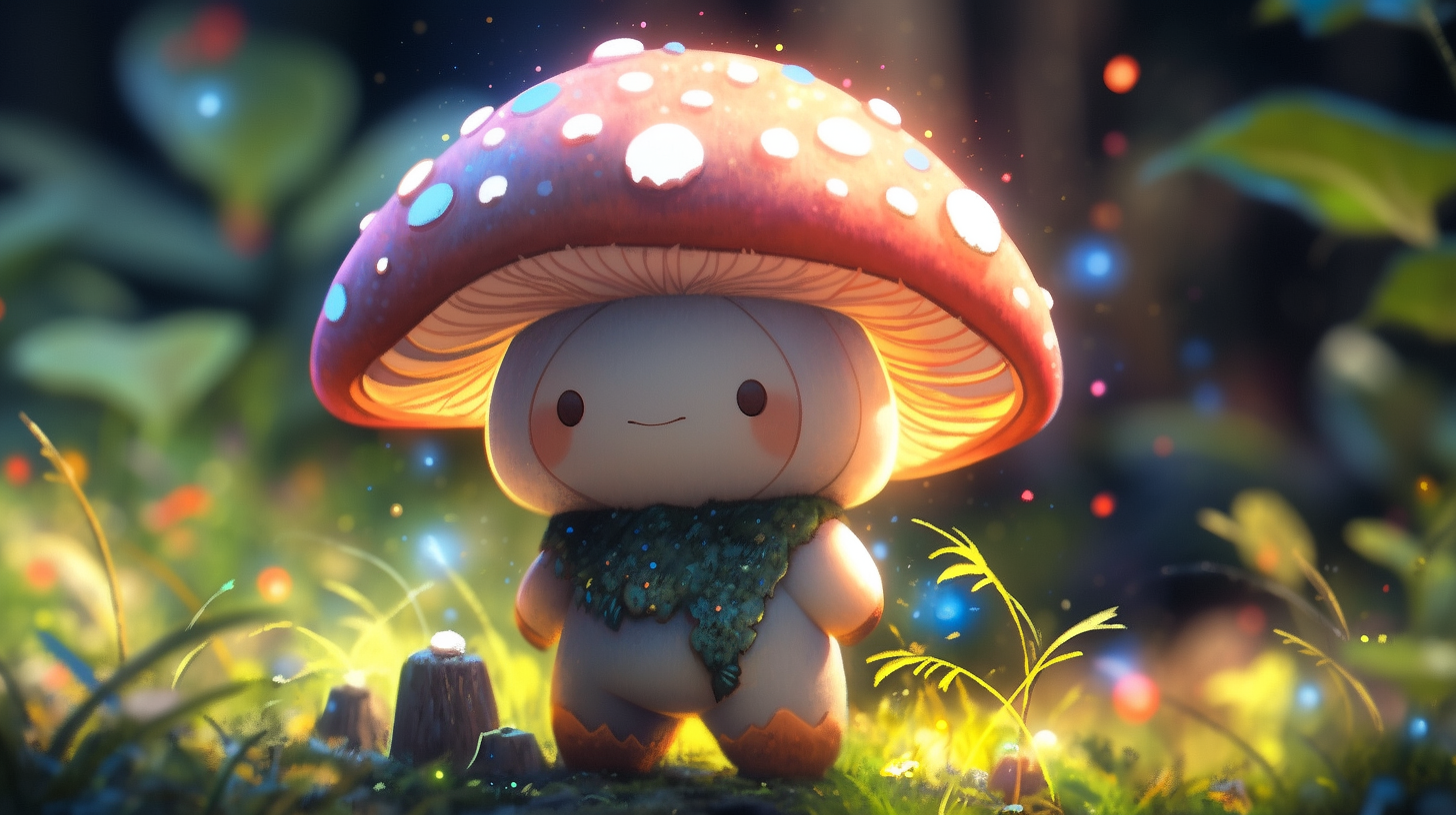 Cute Mushroom Chibi Guy Image