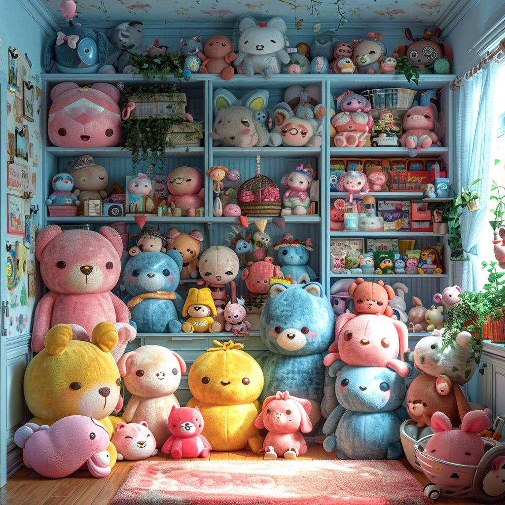 Cute Cartoon Studio Scenery Wallpaper