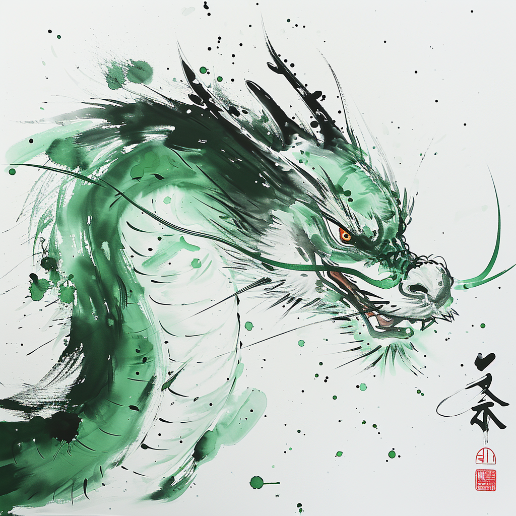 Cute Chinese Dragon Close-up