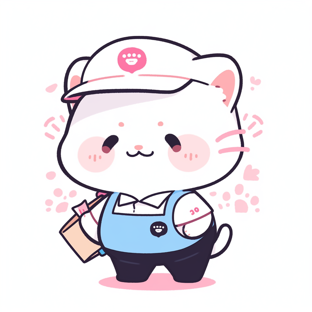 Adorable Japanese Corporate Mascot in Sanrio Style