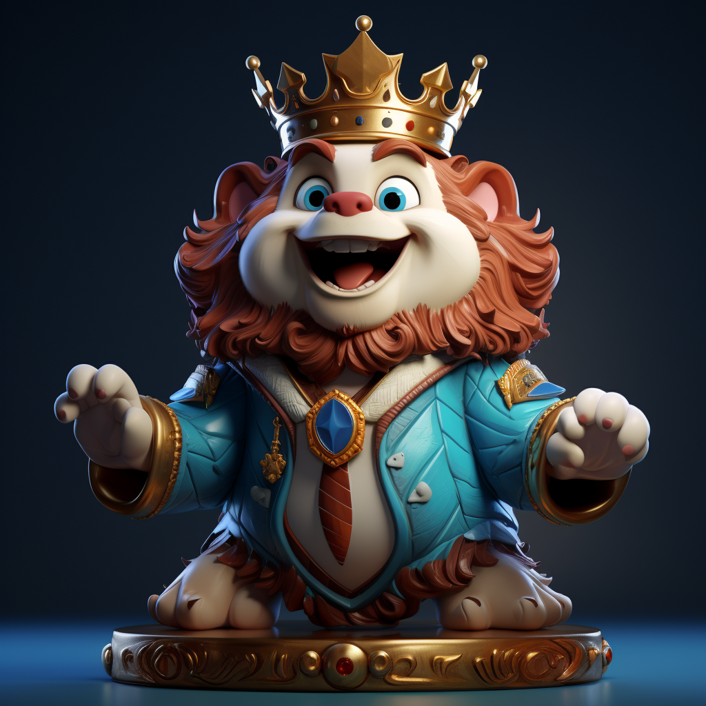 Cute Disney Mascot King character