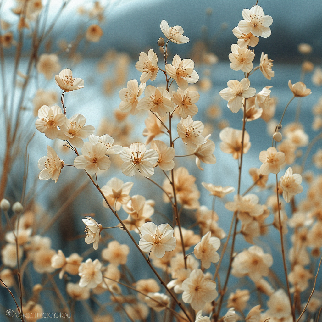 Cute dry flowers image