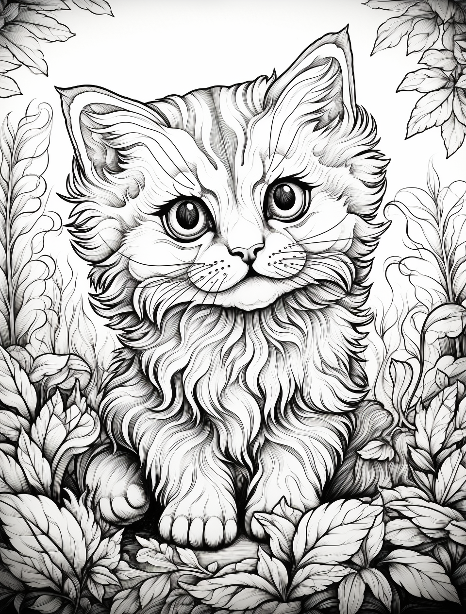 Coloring Book: Cute Fantasy Animal