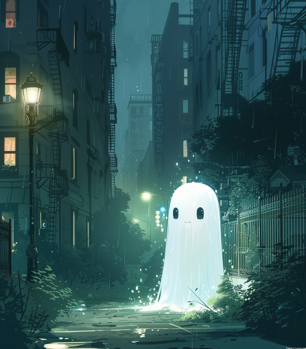 Cute Ghost Illustration