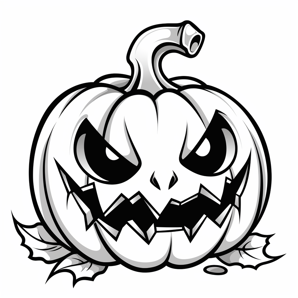 Cute Halloween Jack o' Lantern illustration